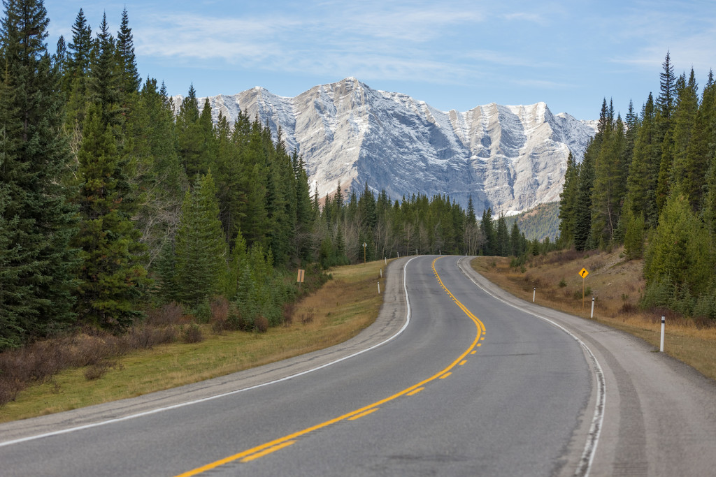 Highway 40 in Kananaskis Country, Alberta