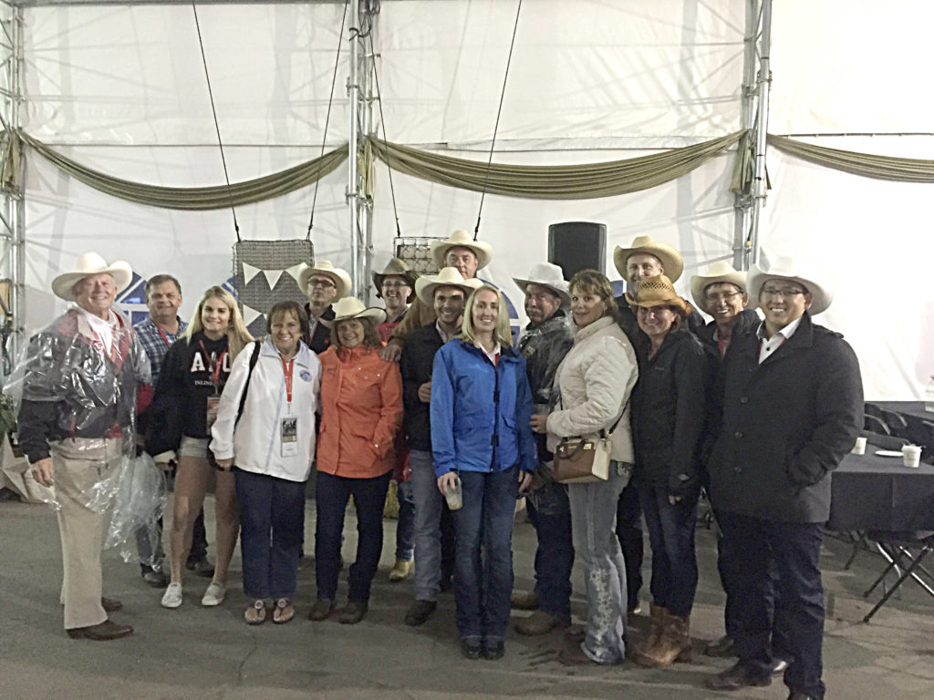 Transcourt’s team with their guests.