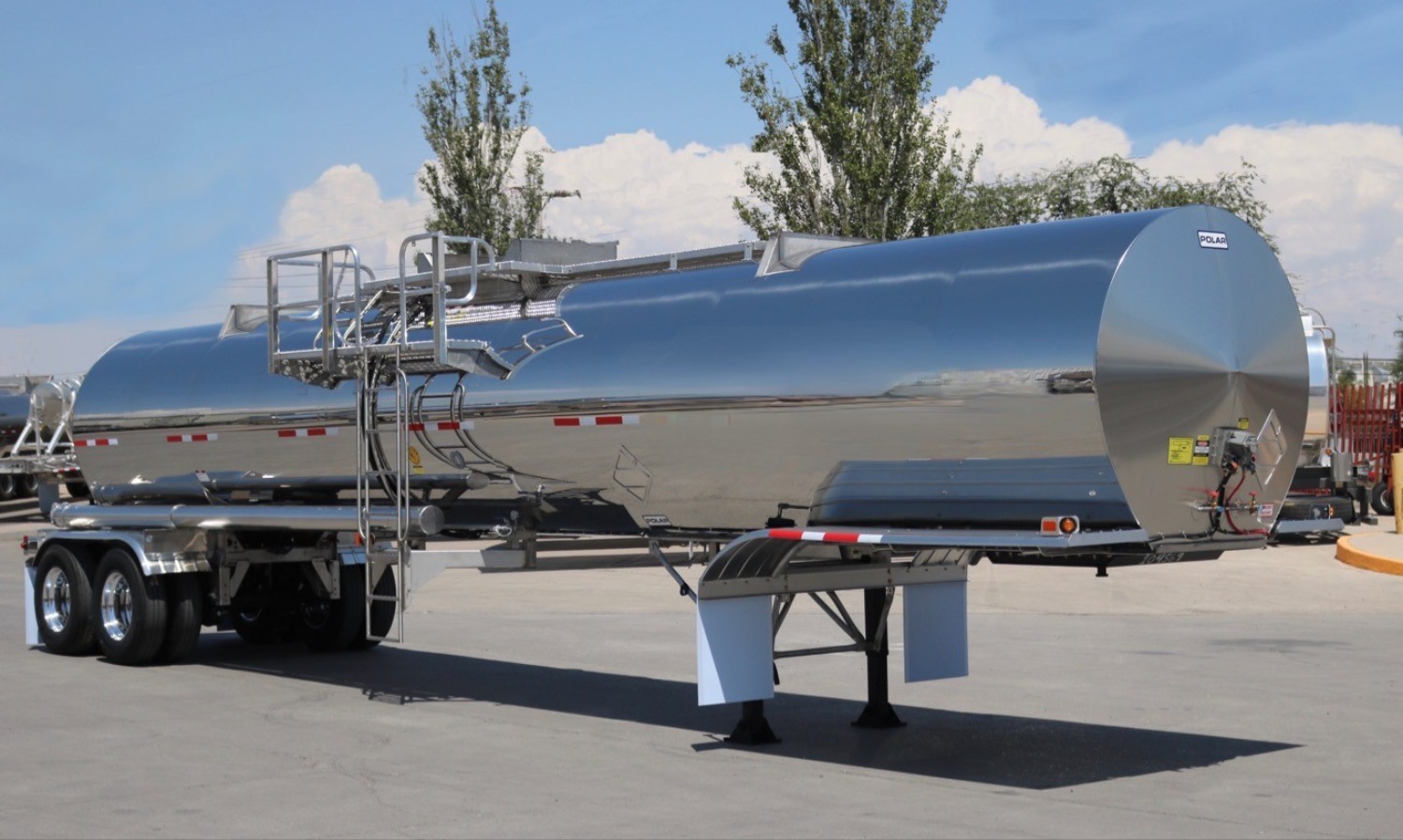 Stainless Chemical Tandem Trailer