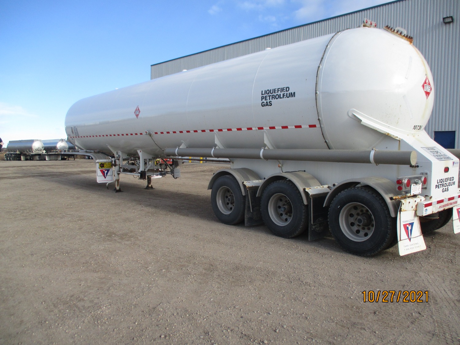 Compressed Gas Tridem Trailer